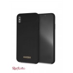 Женский Чехол GUESS (Silicone Logo iPhone XS Max Case) 42702-01 Черный