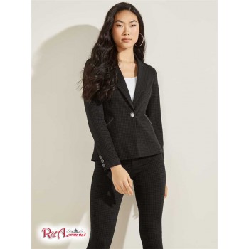 Жіночий Блейзер (Eco Speranza Blazer) 58702-01 Чорний Сірий Pied De Poule