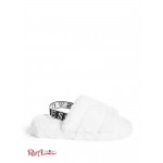 Женские Тапочки GUESS Factory (Liddie Faux-Fur Slippers) 63542-01 Белый