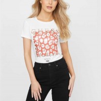Жіноча Футболка (Rosy Leopard Logo Tee) 57152-01 True Білий