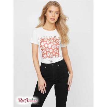 Жіноча Футболка (Rosy Leopard Logo Tee) 57152-01 True Білий