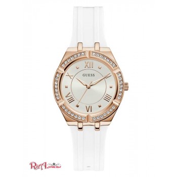 Женские Часы (Rose Gold-Tone and White Analog Watch) 56232-01 Белый