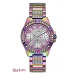 Женские Часы GUESS (Iridescent Crystal Multifunction Watch) 42682-01 Фиолетовый