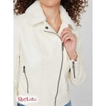 Женская Куртка GUESS Factory (Aamina Faux-Leather Jacket) 57762-01 Молочныйy Белый