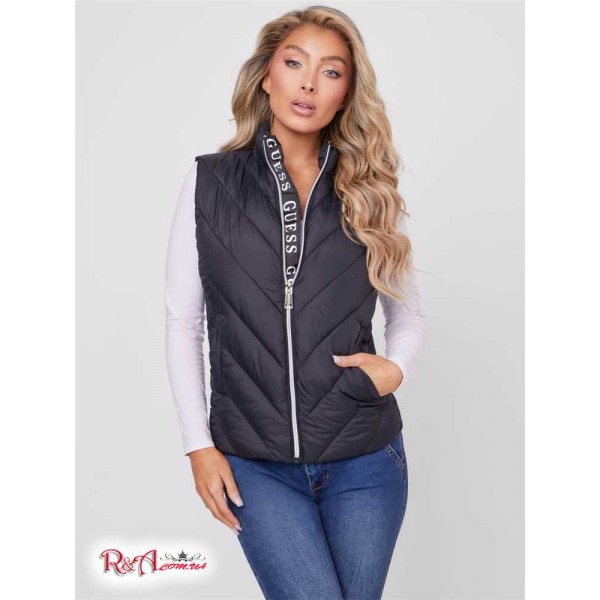 Жіночий Пуховий Жилет GUESS Factory (Ravenna Puffer Vest) 57522-01 Реактивний Чорний Жіночий Пуховий Жилет GUESS Factory (Ravenna Puffer Vest) 57522-01 Реактивний Чорний