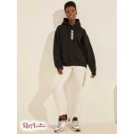 Жіночий Світшот GUESS (Eco Alisha Hooded Sweatshirt) 59432-01 Реактивний Чорний Жіночий Світшот GUESS (Eco Alisha Hooded Sweatshirt) 59432-01 Реактивний Чорний
