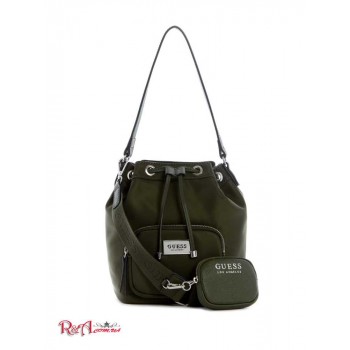 Жіноча Сумка Відро (Lina Bucket Bag) 63722-01 Оливковий
