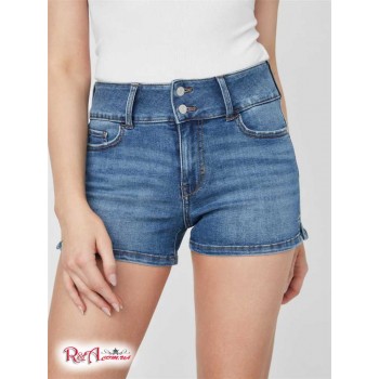 Жіночі Шорти (Viola High-Rise Button Shorts) 63472-01 Medium WПопелясто-Сірий