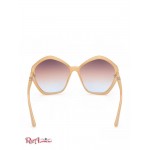 Женские Солнцезащитные Очки GUESS (Oversized Geometric Logo Sunglasses) 60112-01 Румяна