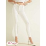 Жіночі Джинси GUESS (Eco Sexy Curve Mid-Rise Jeans) 10402-01 Оптична Біла Промивка