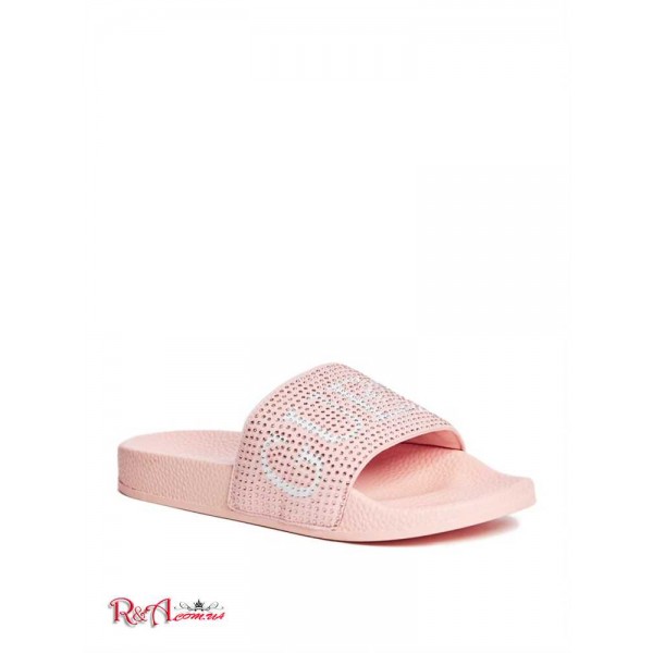 Женские Шлепанцы GUESS Factory (Sass Logo Pool Slides) 54712-01 Румяна