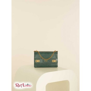Жіноча Сумка Кроссбоди (Katey Croc Convertible Crossbody) 60242-01 Зелений
