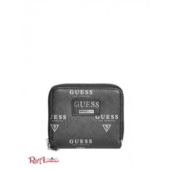 Жіночий Гаманець (Meade Logo Zip Wallet) 64142-01 Чорний