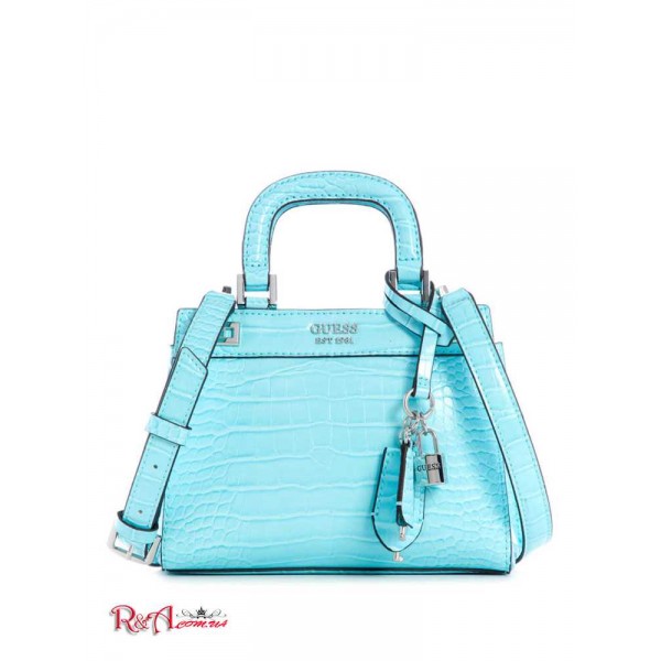 Жіноча Сумка Сетчел GUESS (Katey Mini Satchel) 60212-01 Морська Хвиля