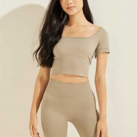 Женский Топ (Alma Seamless Crop Top) 59412-01 Impact Серый