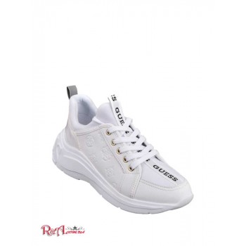 Жіночі Снікерси (Speerit Logo Sneakers) 56082-01 Біла Багатошаровка