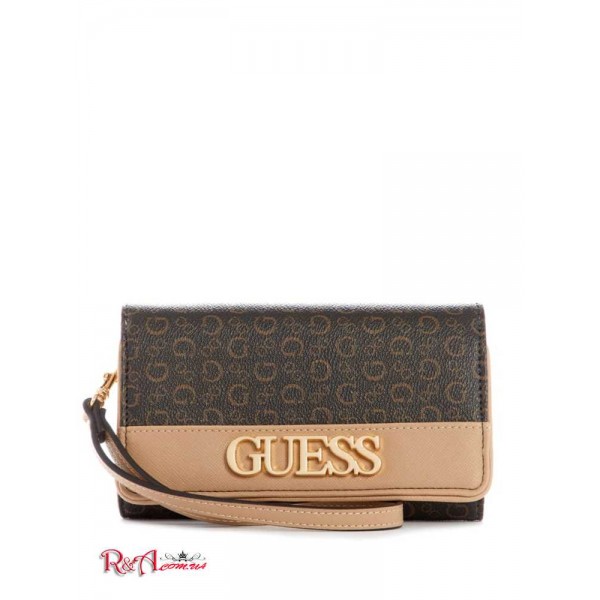 Женский Органайзер GUESS Factory (Brooker Logo Phone Organizer) 63702-01 Натуральный