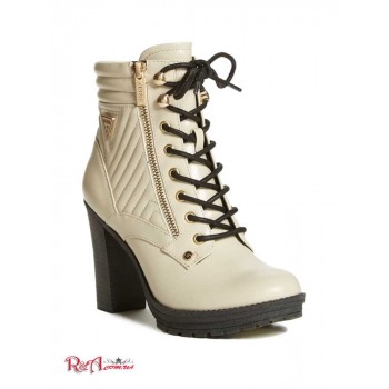 Жіночі Черевики (Ginette Heeled Combat Boots) 56832-01 WHT Floral