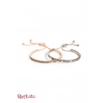 Жіночий Браслет GUESS Factory (Logo Bangle Set) 63642-01 Срібло