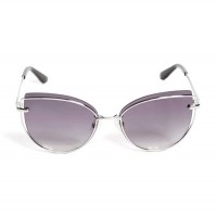 Жіночі Сонцезахисні Окуляри (Wired Cat Eye Sunglasses) 42732-01 Срібний