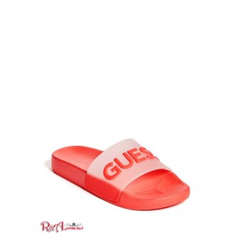 Женские Сандалии (Lana Logo Slide Sandals) 54752-01 Красный