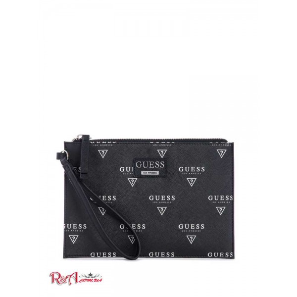 Женский Кошелек GUESS Factory (Meade Wristlet) 57912-01 Черный