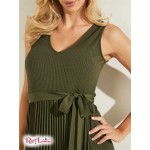 Женское Платье GUESS (Erynn Pleated Dress) 58602-01 Дерево Джошуа Женское Платье GUESS (Erynn Pleated Dress) 58602-01 Дерево Джошуа