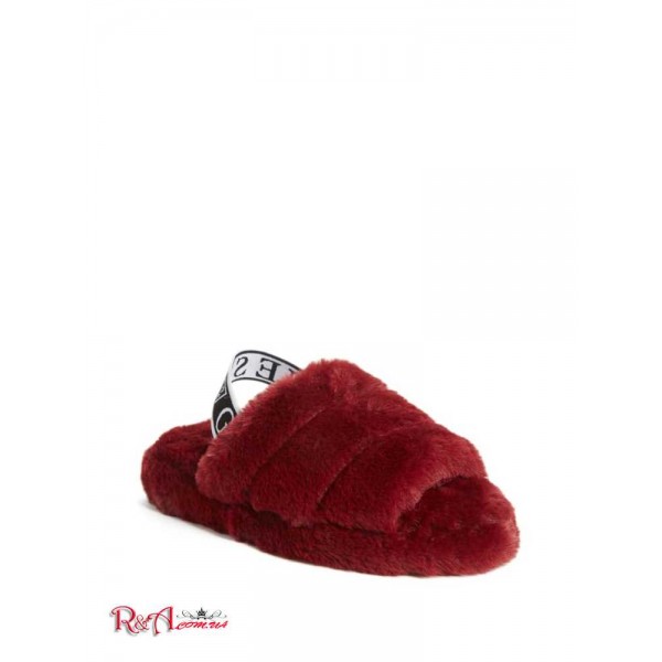 Женские Тапочки GUESS Factory (Liddie Faux-Fur Slippers) 63543-01 Wine