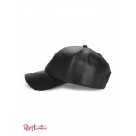 Женская Бейсболка GUESS Factory (Faux-Leather Logo Emblem Baseball Hat) 63573-01 Черный