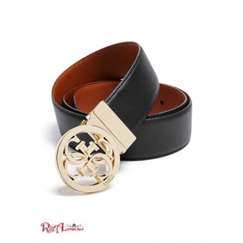 Жіночий Ремінь (Reversible Quattro G Logo Belt) 64593-01 Чорний