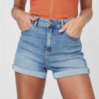 Жіночі Шорти (Clementine Ultra High-Rise Cuffed Shorts) 63403-01 Medium WПопелясто-Сірий