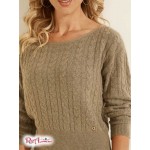 Жіночий Светр GUESS (Tanya Cable Knit Sweater) 58823-01 Desert Зелений Жіночий Светр GUESS (Tanya Cable Knit Sweater) 58823-01 Desert Зелений