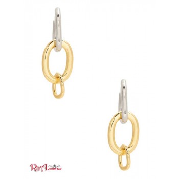 Женская Сережка (Multi-Tone Chain Earring) 64653-01 Золотой Мульти