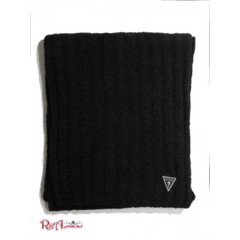 Женский Шарф (Fuzzy Knit Scarf) 57873-01 Черный