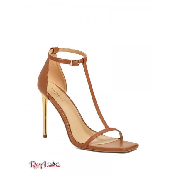 Женские Сандалии MARCIANO (Heeled T-Strap Sandal) 64573-01 Woodland Мульти