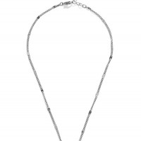 Жіноче Намисто (Silver-Tone Pave Barrel Necklace) 63653-01 Срібло