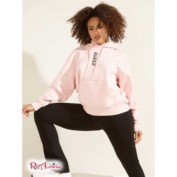 Жіночий Світшот GUESS (Eco Alisha Hooded Sweatshirt) 59433-01 Taffy Світлий Рожевий Жіночий Світшот GUESS (Eco Alisha Hooded Sweatshirt) 59433-01 Taffy Світлий Рожевий