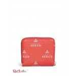 Женский Бумажник GUESS Factory (Meade Logo Zip Wallet) 64143-01 Красный