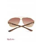 Женские Солнцезащитные Очки GUESS Factory (Metal Aviator Sunglasses) 63603-01 Роза Золотой