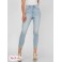 Жіночі Джинси (Yolandah Logo Super High-Rise Skinny Jeans) 57443-01 Світлий WПопелясто-Сірий