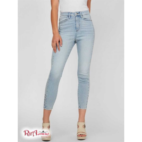 Жіночі Джинси GUESS Factory (Yolandah Logo Super High-Rise Skinny Jeans) 57443-01 Світлий WПопелясто-Сірий