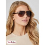 Жіночі Сонцезахисні Окуляри GUESS Factory (Metal Aviator Sunglasses) 63603-01 Троянда Золотий