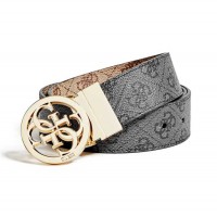 Жіночий Ремінь (Reversible Quattro G Signature Belt) 64583-01 Коричневий / Чорний
