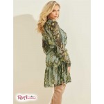 Жіноче Сукня GUESS (Veronica Dress) 64513-01 Secret Garden Бірюзовий Combo Жіноче Сукня GUESS (Veronica Dress) 64513-01 Secret Garden Бірюзовий Combo