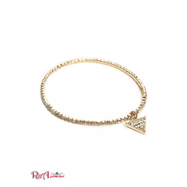 Жіночий Браслет GUESS Factory (Gold-Tone Rhinestone Triangle Stretch Bracelet) 64173-01 Золото
