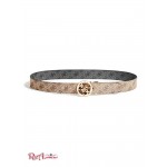 Жіночий Ремінь GUESS (Reversible Quattro G Signature Belt) 64583-01 Коричневий / Чорний
