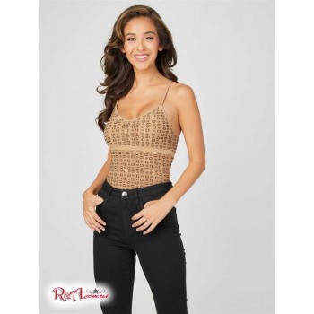 Жіноче Боді (Elina Mesh Logo Bodysuit) 57703-01 Ню