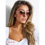 Женские Солнцезащитные Очки GUESS (Wired Cat Eye Sunglasses) 42733-01 Роза Золотой