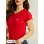 Мужская Футболка GUESS (Eco Logo Baby Tee) 55223-01 Красный Hot