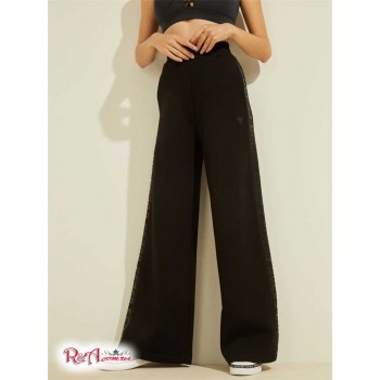 Жіночі Штани (Eco Logo Tape Scuba Wide-Leg Pants) 64493-01 Реактивний Чорний